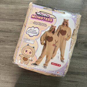 NIP Disguise MUMU MONSTERS Hooded Jumpsuit Halloween Costume Adult One Size